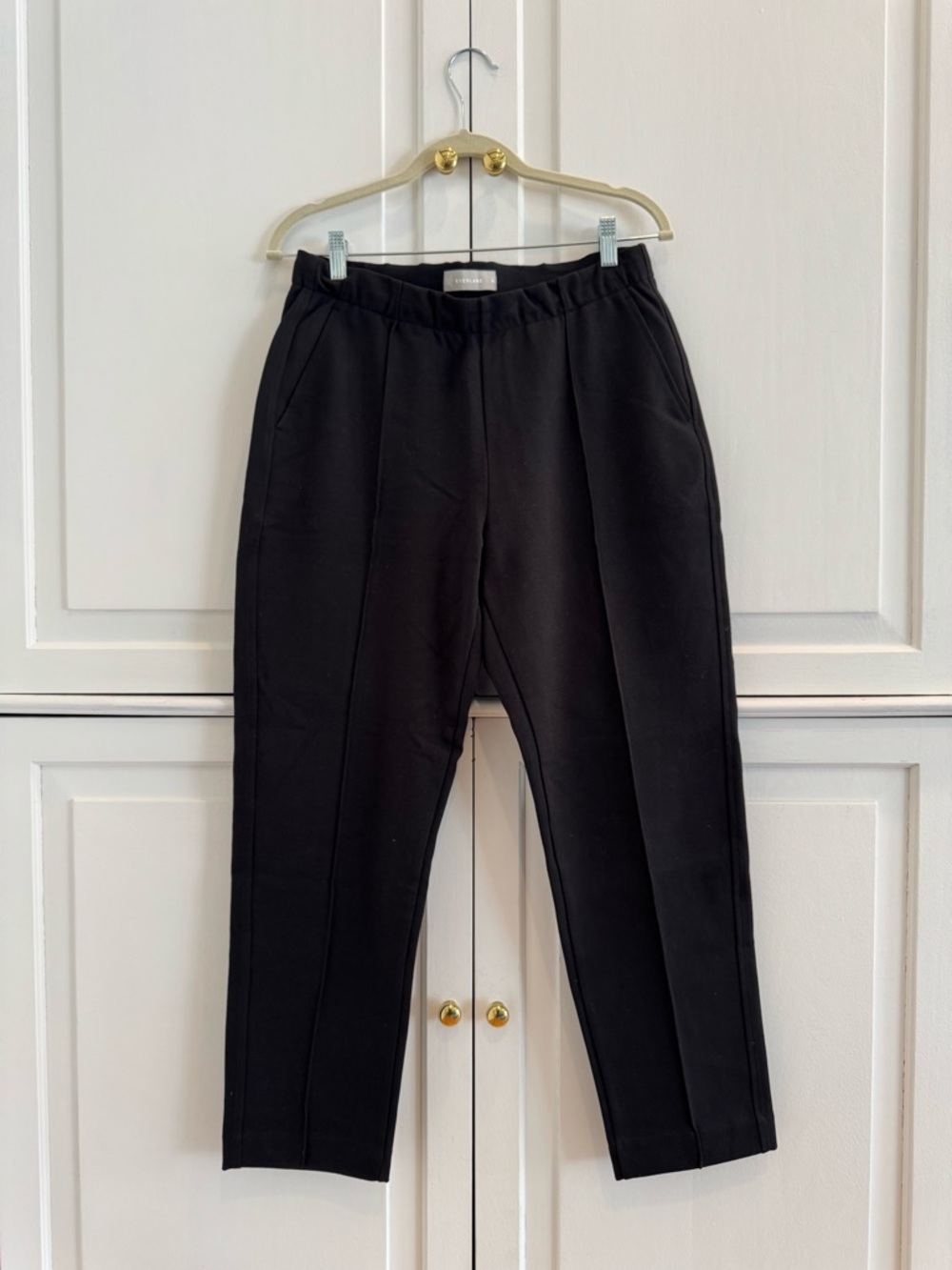 Everlane Black Women’s Tailored Elastic Waist Pants